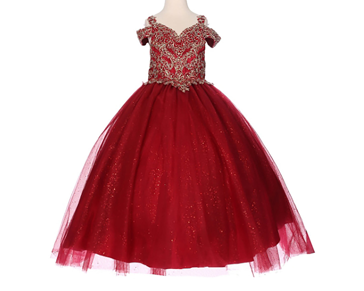 Mini Quince | Burgundy Sheer Metallic Glitter A-line Mini Quinceanera 3 Anos Dress | Aurora dress | 6 Colors Availble