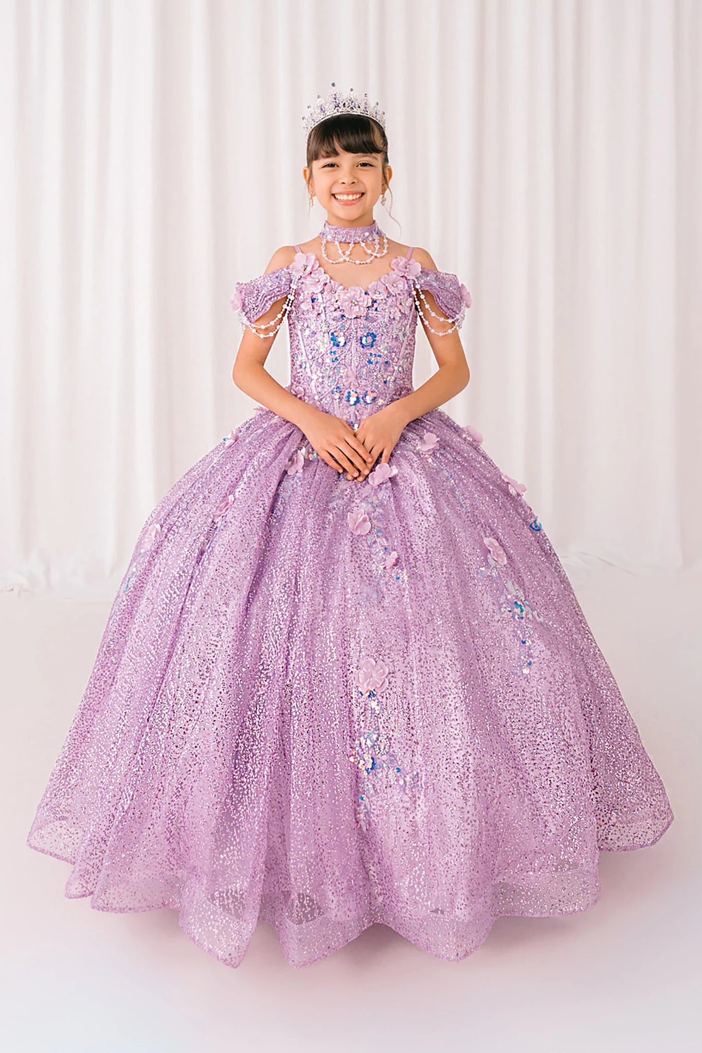 purple and white quince dress Lavender White Quince Dresses Beautiful Quinceaera Dresses In MA Fiesta Quinceanera 56445 Prom