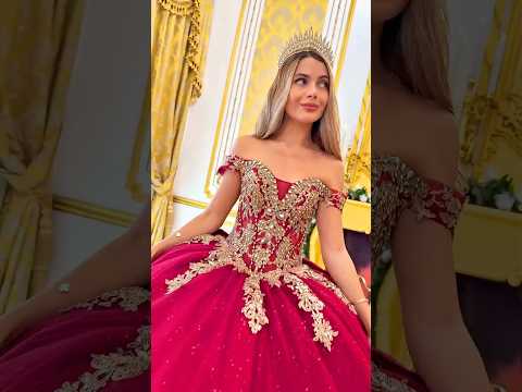 video of the burgundy dress