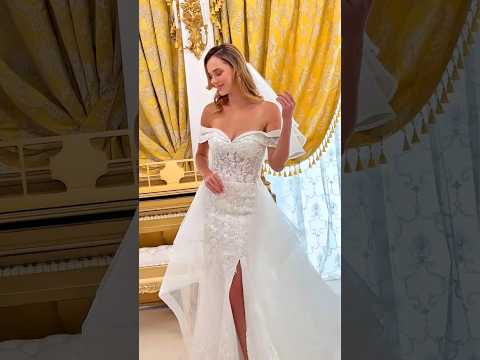 video of the wedding gown