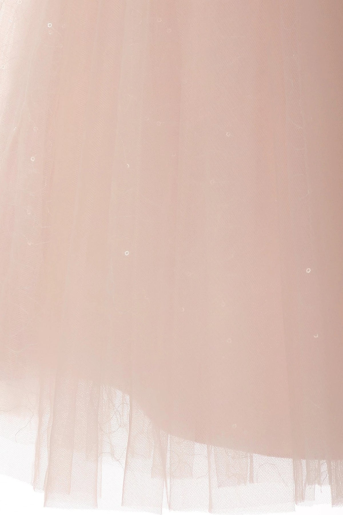 Featuring with a jeweled waistband, this Pink kids party dress displays elegant detail.