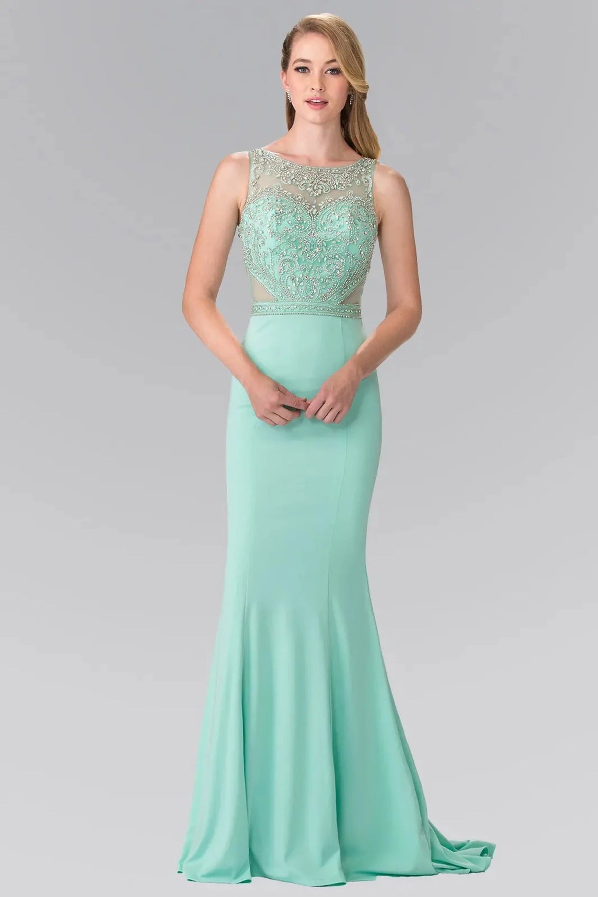Tiffany sequin prom evening dress full front