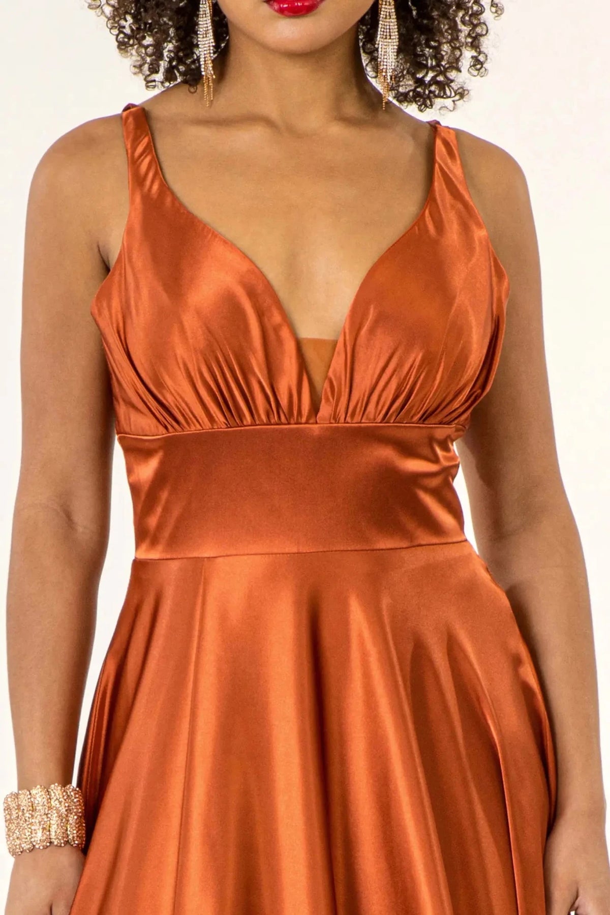 Sienna prom evening dress full back with open back