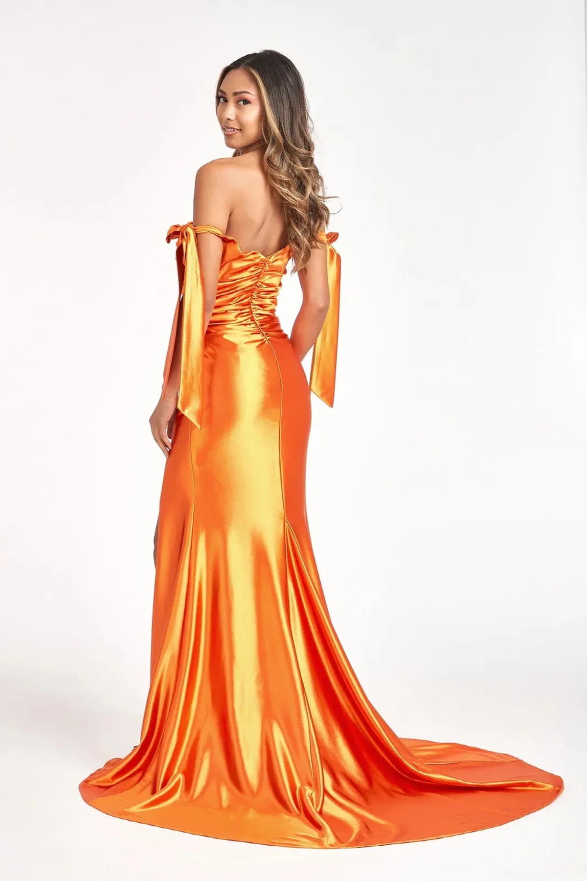 Sienna prom evening dress full back with back detail