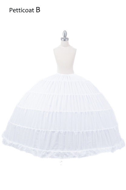 Quinceañera Petticoat | Perfect for Long Dresses, Ballgowns, and Sweet 15 Quince Dresses petticoat B