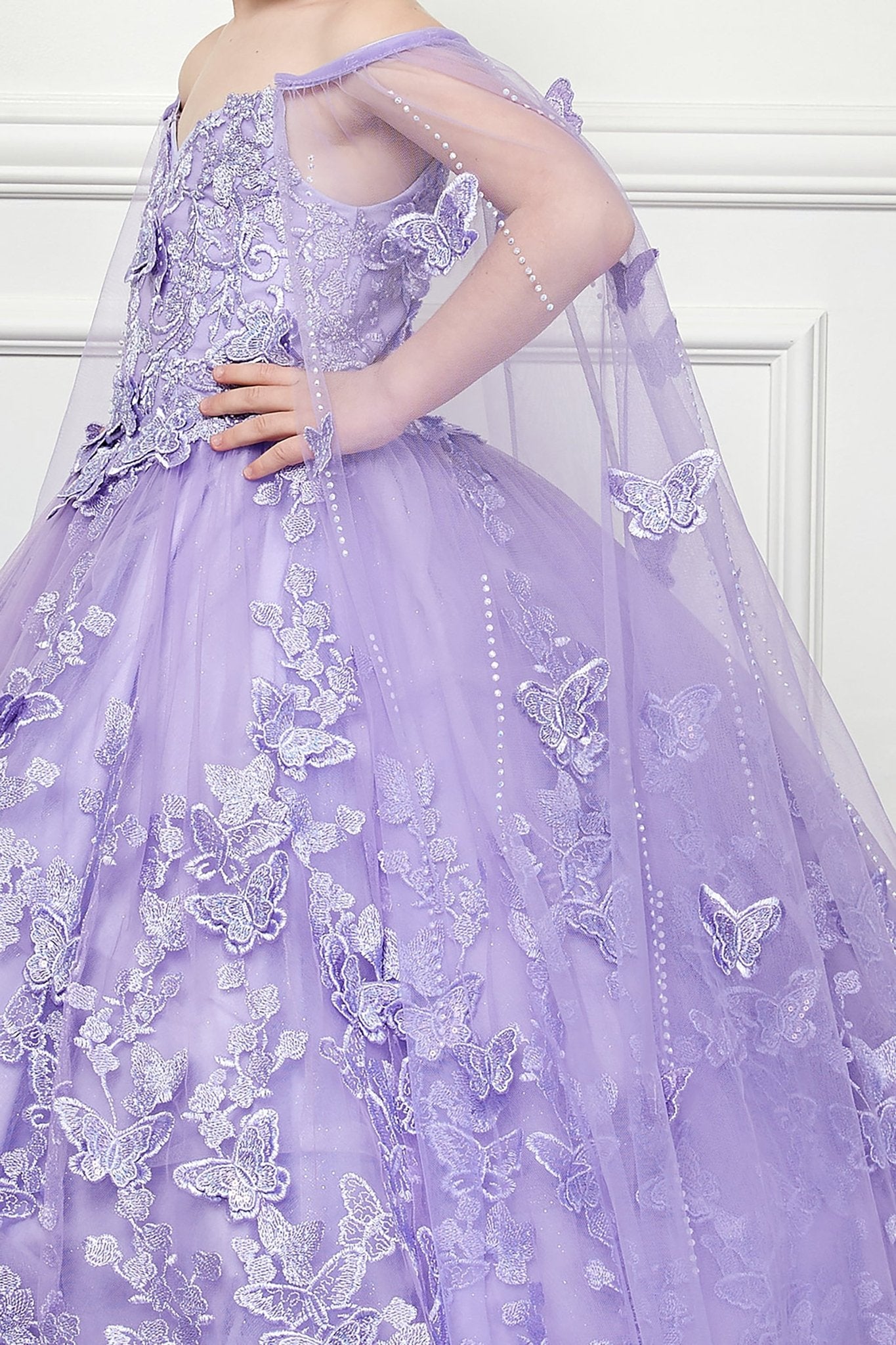 purple quinceanera dresses with butterflies Butterfly Cold Shoulder Dress by Fiesta Gowns 56482 16 / Ivory Champagne The gown features a sweetheart neckline and wide straps that can be worn off or on the shoulders Quinceanera Dresses Off the Shoulder