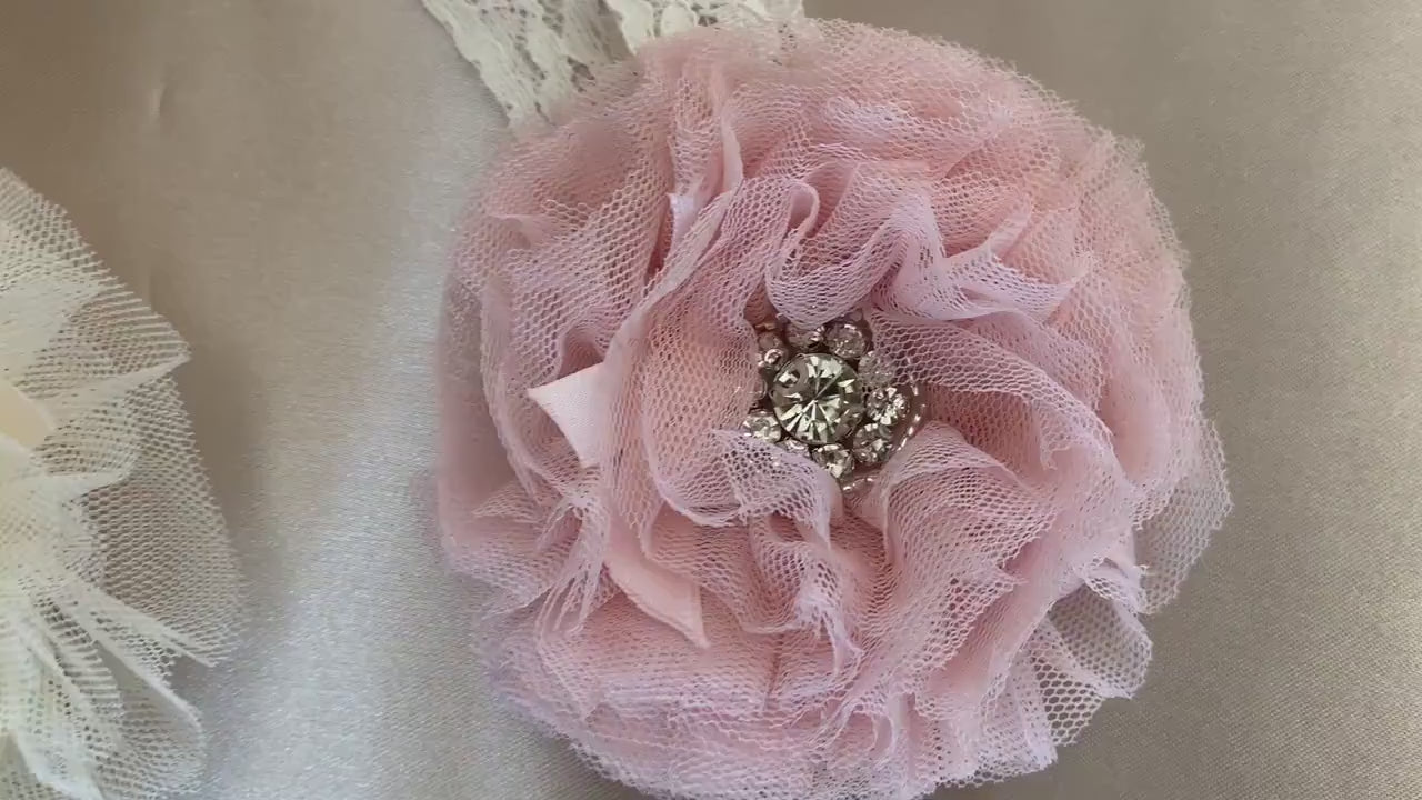 Baby Super Soft Handmade Flower Headband - video of headbands