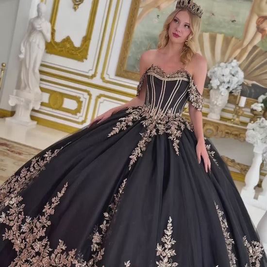 girl in black dress  video
