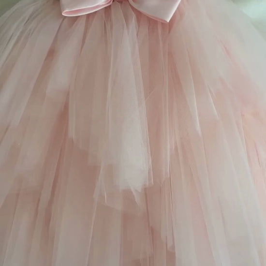 Blush USA Made | Embroidered Sequined Top with Gorgeous multiple tiered skirt - video of dress